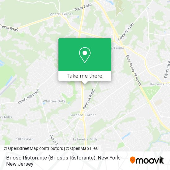 Mapa de Brioso Ristorante (Briosos Ristorante)