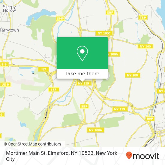 Mapa de Mortimer Main St, Elmsford, NY 10523