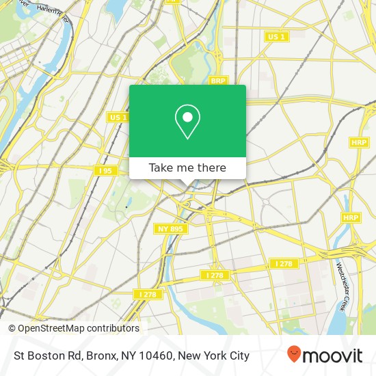St Boston Rd, Bronx, NY 10460 map