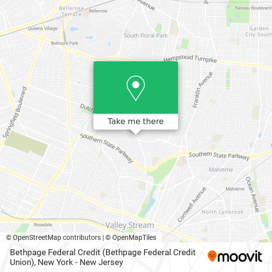Mapa de Bethpage Federal Credit