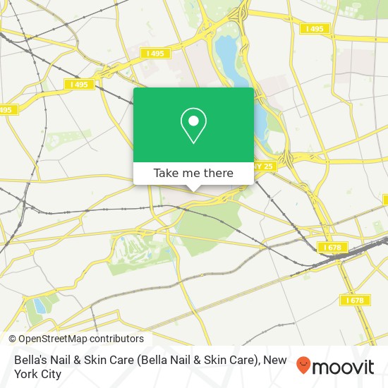 Bella's Nail & Skin Care map