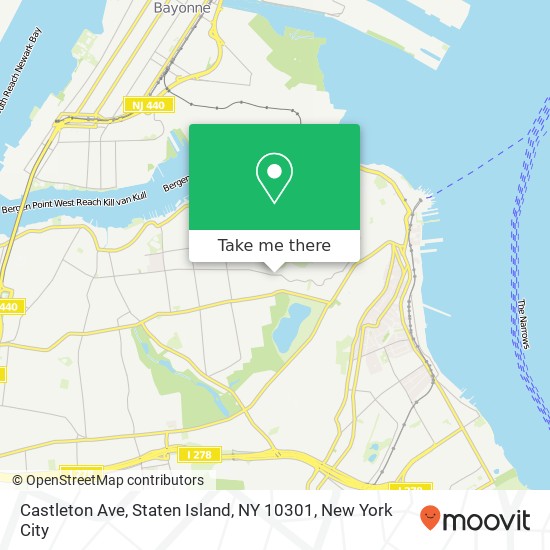 Castleton Ave, Staten Island, NY 10301 map