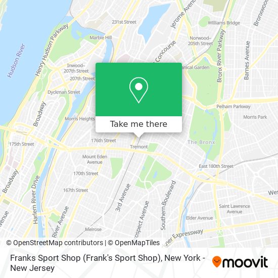 Franks Sport Shop (Frank's Sport Shop) map