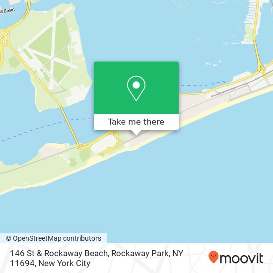 Mapa de 146 St & Rockaway Beach, Rockaway Park, NY 11694