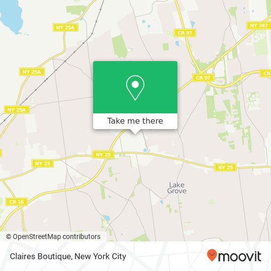 Claires Boutique map