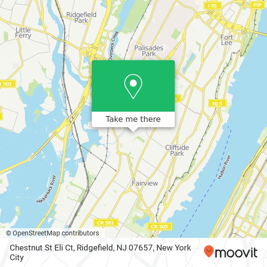 Chestnut St Eli Ct, Ridgefield, NJ 07657 map