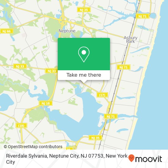 Riverdale Sylvania, Neptune City, NJ 07753 map