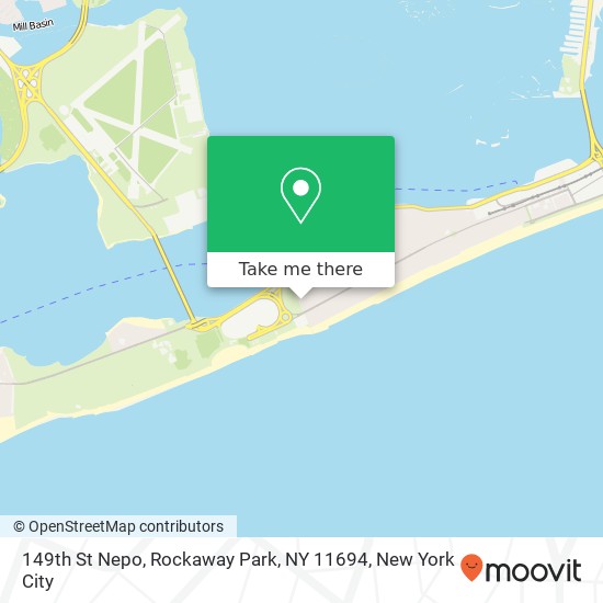 Mapa de 149th St Nepo, Rockaway Park, NY 11694