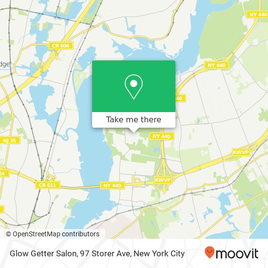 Mapa de Glow Getter Salon, 97 Storer Ave