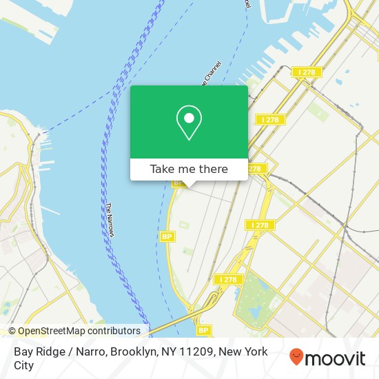 Bay Ridge / Narro, Brooklyn, NY 11209 map
