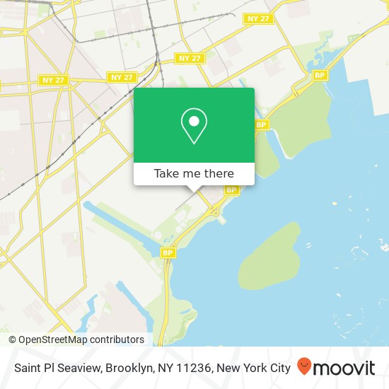 Mapa de Saint Pl Seaview, Brooklyn, NY 11236