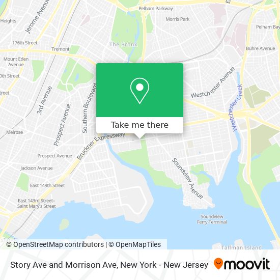 Mapa de Story Ave and Morrison Ave
