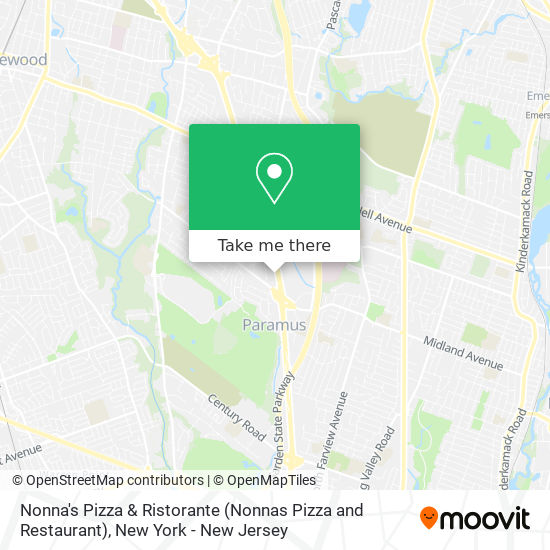 Mapa de Nonna's Pizza & Ristorante (Nonnas Pizza and Restaurant)