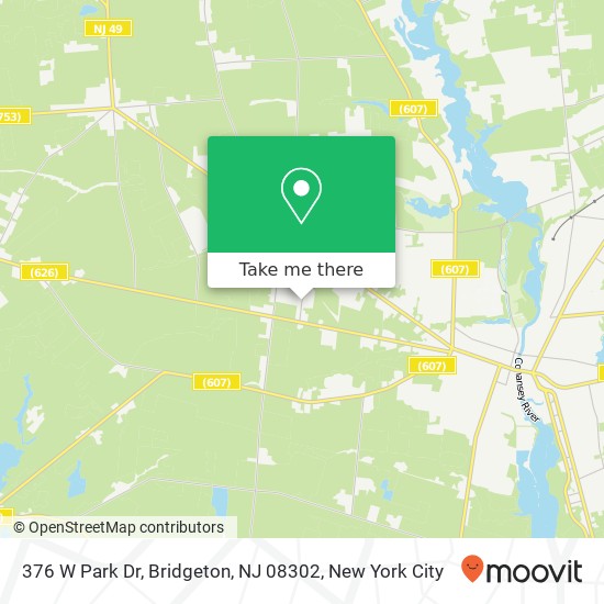376 W Park Dr, Bridgeton, NJ 08302 map