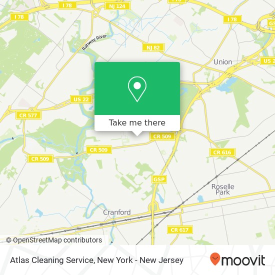 Atlas Cleaning Service map