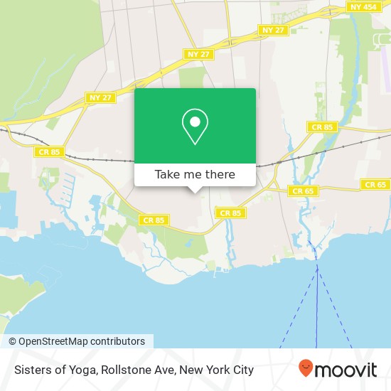 Mapa de Sisters of Yoga, Rollstone Ave