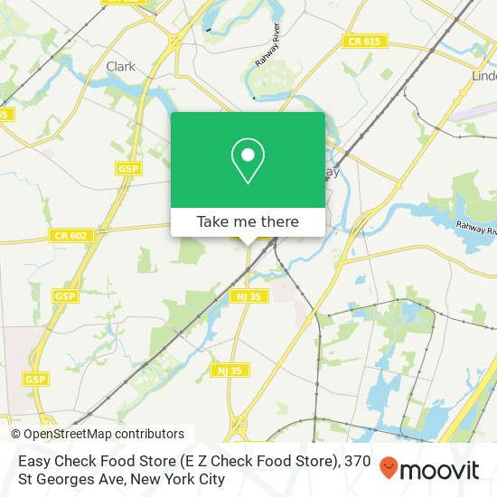 Easy Check Food Store (E Z Check Food Store), 370 St Georges Ave map