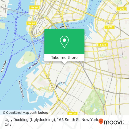 Mapa de Ugly Duckling (Uglyduckling), 166 Smith St