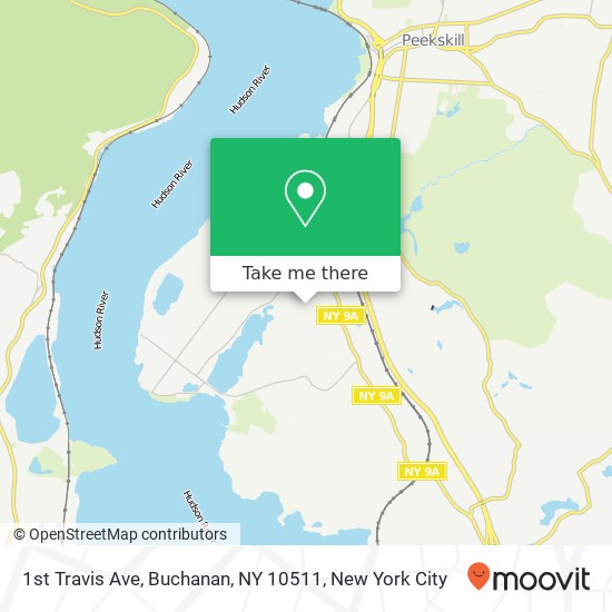 1st Travis Ave, Buchanan, NY 10511 map
