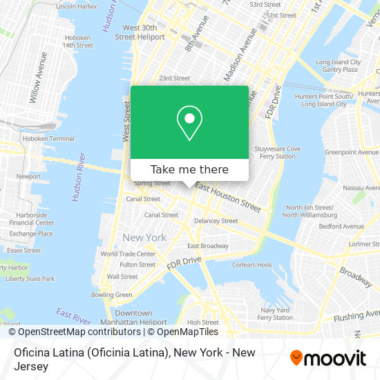 Mapa de Oficina Latina (Oficinia Latina)