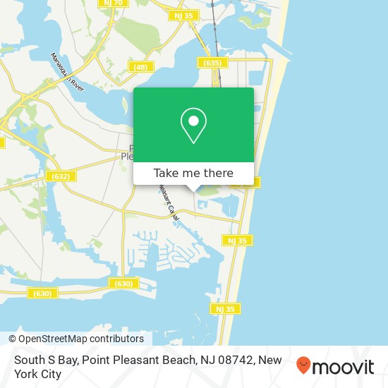 South S Bay, Point Pleasant Beach, NJ 08742 map