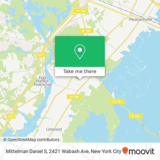 Mapa de Mittelman Daniel S, 2421 Wabash Ave