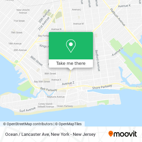 Mapa de Ocean / Lancaster Ave
