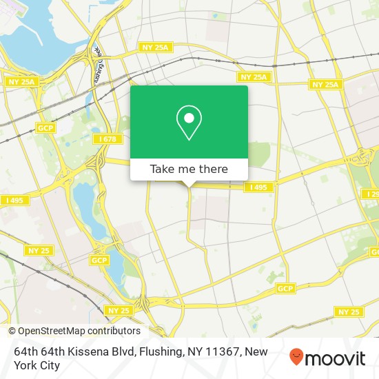 64th 64th Kissena Blvd, Flushing, NY 11367 map