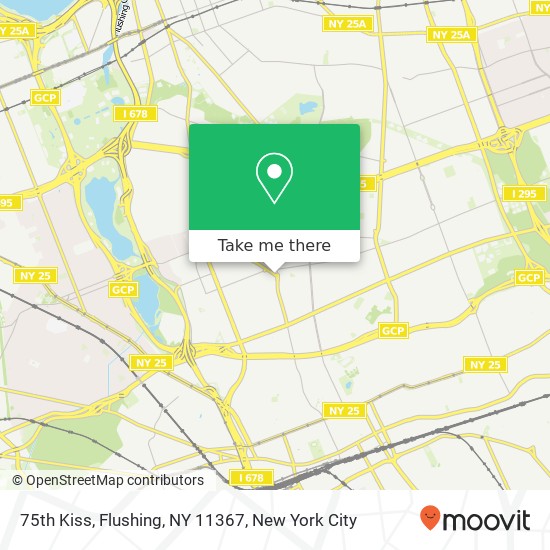 Mapa de 75th Kiss, Flushing, NY 11367