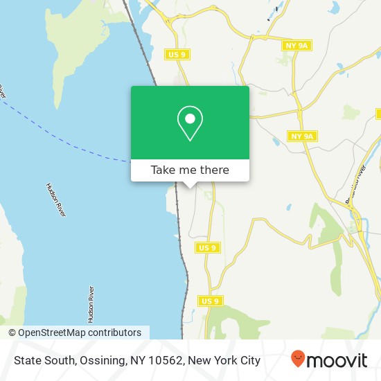 State South, Ossining, NY 10562 map