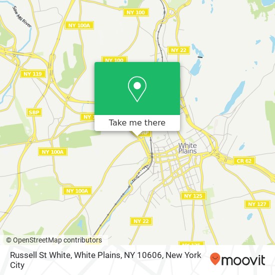 Mapa de Russell St White, White Plains, NY 10606