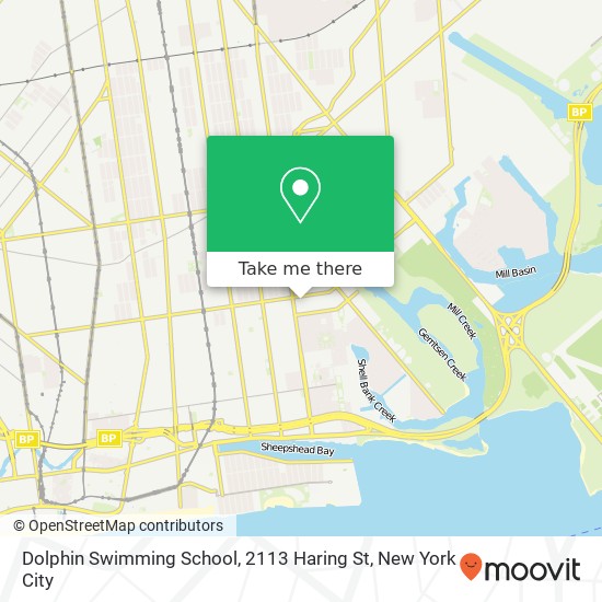 Mapa de Dolphin Swimming School, 2113 Haring St