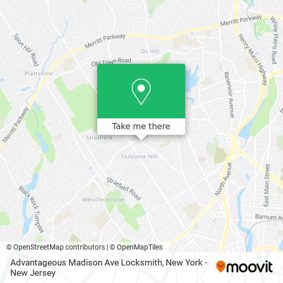 Advantageous Madison Ave Locksmith map