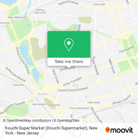 Mapa de Kouchi Super Market (Kouchi Supermarket)