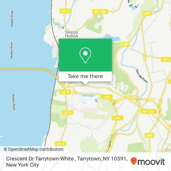 Mapa de Crescent Dr Tarrytown-White , Tarrytown, NY 10591
