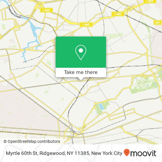 Myrtle 60th St, Ridgewood, NY 11385 map