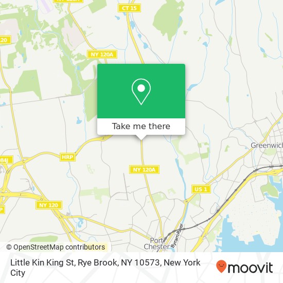 Mapa de Little Kin King St, Rye Brook, NY 10573