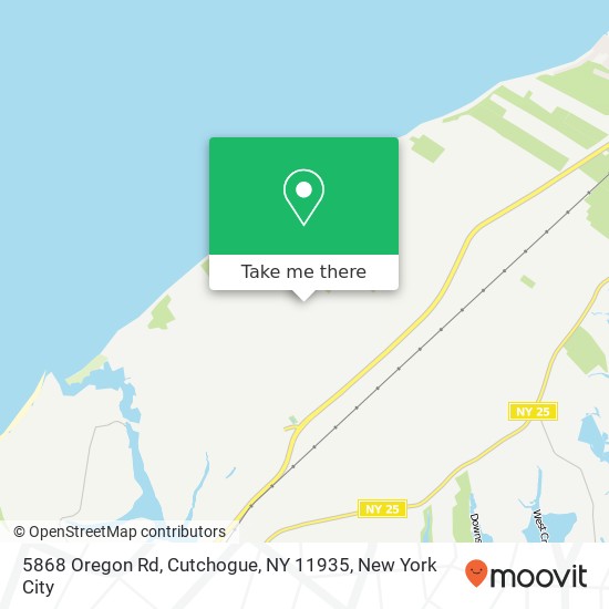 5868 Oregon Rd, Cutchogue, NY 11935 map