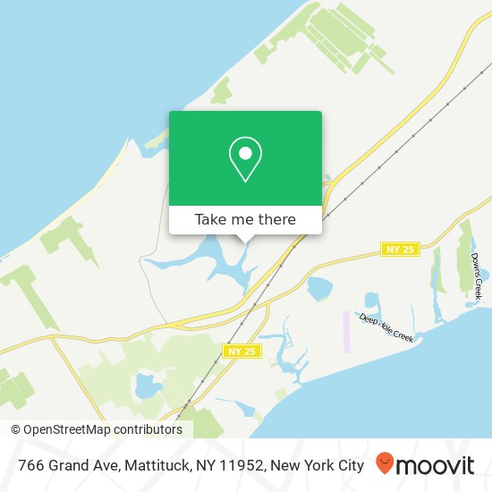 Mapa de 766 Grand Ave, Mattituck, NY 11952