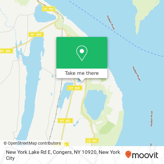 New York Lake Rd E, Congers, NY 10920 map