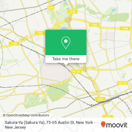Mapa de Sakura-Ya (Sakura Ya), 73-05 Austin St