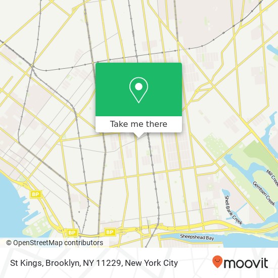 St Kings, Brooklyn, NY 11229 map