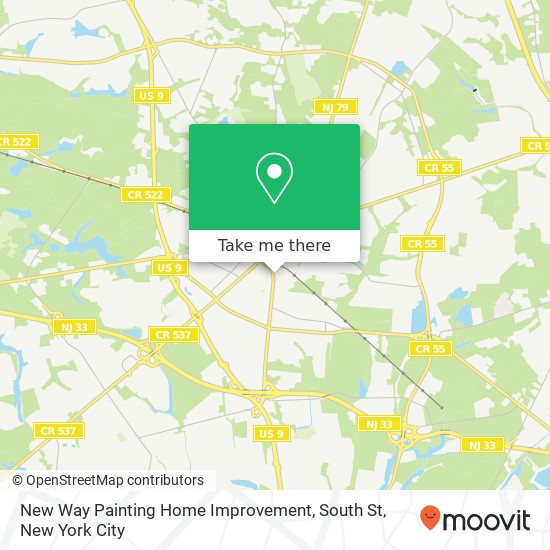 Mapa de New Way Painting Home Improvement, South St