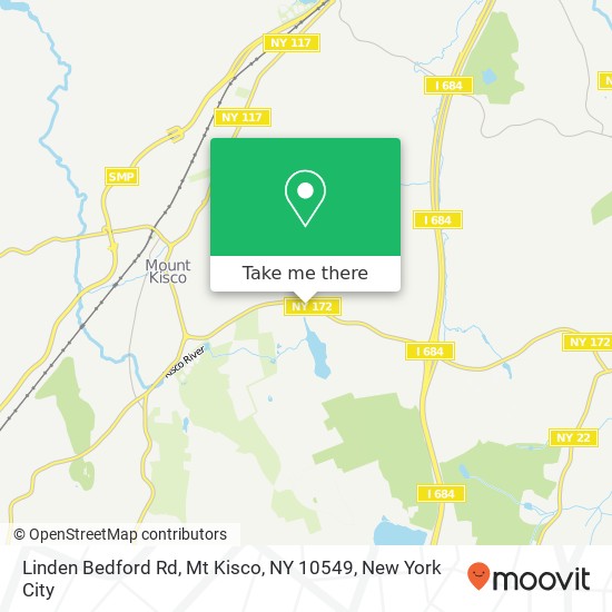 Linden Bedford Rd, Mt Kisco, NY 10549 map