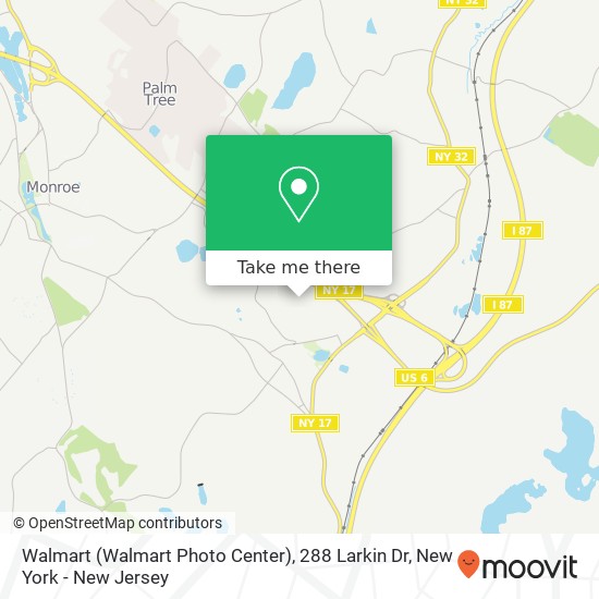 Mapa de Walmart (Walmart Photo Center), 288 Larkin Dr