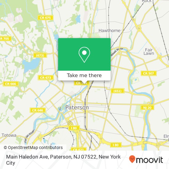Main Haledon Ave, Paterson, NJ 07522 map