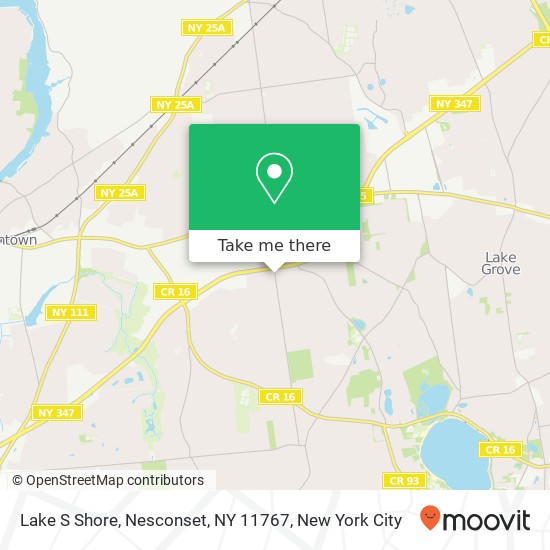 Mapa de Lake S Shore, Nesconset, NY 11767