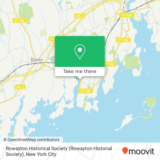 Mapa de Rowayton Historical Society (Rowayton Historial Society)
