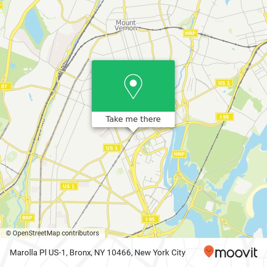 Marolla Pl US-1, Bronx, NY 10466 map