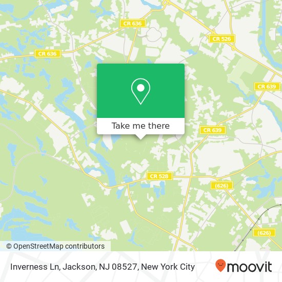 Inverness Ln, Jackson, NJ 08527 map